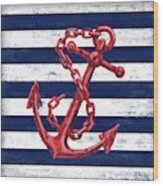 Westerly Anchor Ii Wood Print