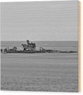 - Whaleback Lighthouse And Keepers House Wood Print