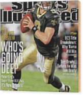 Whos Going Deep 2012 Nfl Playoff Preview Issue Sports Illustrated Cover Wood Print