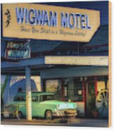Wigwam Motel Holbrook, Az Wood Print