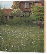 Wildflower Meadow, Great Dixter Wood Print