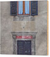 Windows Of Montalcino Wood Print