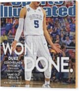 Won. Done. 2015 Ncaa Champions Sports Illustrated Cover Wood Print