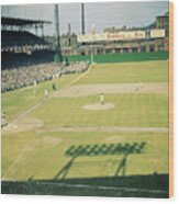 World Series Game Played In Cincinnati Wood Print