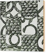Wrought Iron And Basketry Wood Print