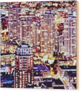 1553 Yaletown Vancouver Downtown Cityscape Canada Wood Print