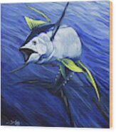 Yellowfin Tuna Wood Print