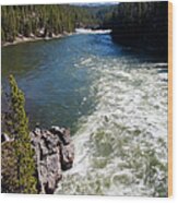 Yellowstone River Wood Print