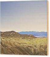 Zabriskie Point, Death Valley National Wood Print