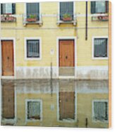 Zattere Reflections 4, Venice Wood Print