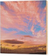 0278 Southern California Desert Sunsets Wood Print