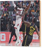 2020 Nba Finals - Miami Heat V Los Angeles Lakers #1 Wood Print