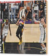 2021 Nba Finals - Milwaukee Bucks V Phoenix Suns #1 Wood Print
