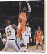 2021 Nba Playoffs - Phoenix Suns V Los Angeles Lakers Wood Print