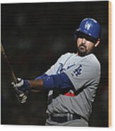 Adrian Gonzalez #1 Wood Print