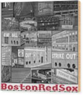 Boston Red Sox Fenway Park Wood Print