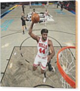 Chicago Bulls V Brooklyn Nets #1 Wood Print