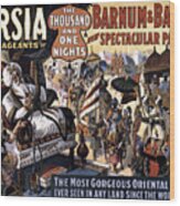 Circus Poster, 1916 #1 Wood Print