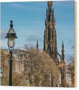 City Of Edinburgh Scotland Wood Print