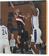 C.j. Mccollum #1 Wood Print