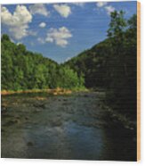 Connecticut Appalachian Trail River 2 #1 Wood Print
