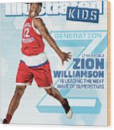 Generation Z, Spartanburg Hs Zion Williamson Cover Wood Print
