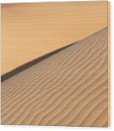 Diagonal Sand Dune Wood Print