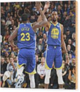 Draymond Green And Kevin Durant #1 Wood Print