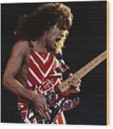 Eddie Van Halen Wood Print