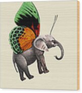 Fantasy Elephant #1 Wood Print