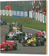 Formel 1: Gp Von England 2000 #1 Wood Print