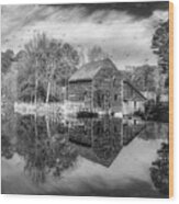 Historic Yates Mill Wood Print