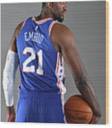 Joel Embiid #1 Wood Print