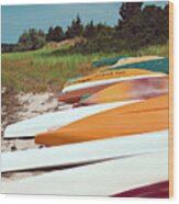 Kayaks #2 Wood Print