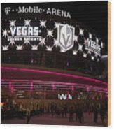 Las Vegas Nhl Franchise Reveals Team Name And Logo #1 Wood Print