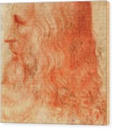 Leonardo Da Vinci #1 Wood Print