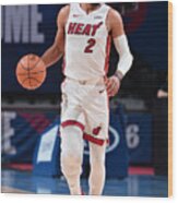 Miami Heat V Philadelphia 76ers Wood Print