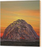 Morro Rock 3007 #1 Wood Print