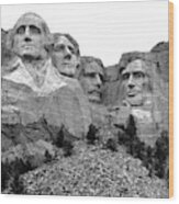 Mt Rushmore #1 Wood Print