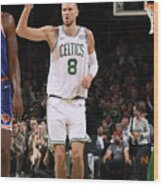 New York Knicks V Boston Celtics #1 Wood Print