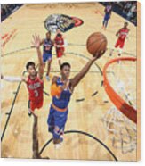 New York Knicks V New Orleans Pelicans #1 Wood Print