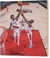 Oklahoma City Thunder V Portland Trail Blazers #1 Wood Print