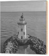 Old Saybrook Outer Lighthouse Wood Print
