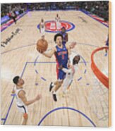 Phoenix Suns V Detroit Pistons #1 Wood Print