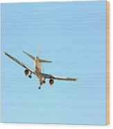 Plane With Landing Gear #1 Wood Print