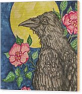 Raven #1 Wood Print