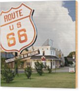 National Route 66 Museum Wood Print