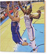 Serge Ibaka And Blake Griffin #1 Wood Print