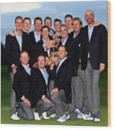 Singles Matches - 2014 Ryder Cup Wood Print