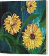 Sunflowers #1 Wood Print